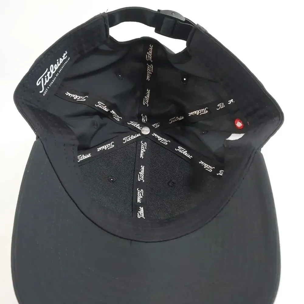 Titleist IH Logo Golf Cap Hat‎ Mens Adjustable Black Buckle